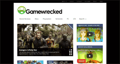 Desktop Screenshot of gamewrecked.com